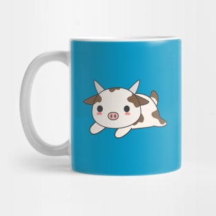 Cute Lazy Cow T-Shirt Mug